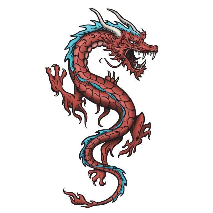 Cool Chinese Dragon Logo - Czeshop. Image: Chinese Dragon Logo Black