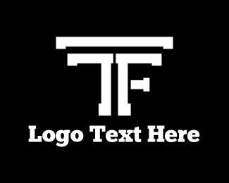 Black F Logo - Black & White Logos. B&W Logo Design Maker