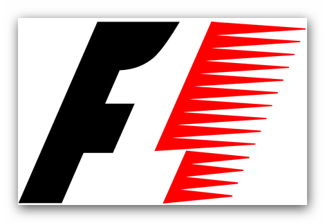 Black and Red F Logo - The Formula 1 logo explained