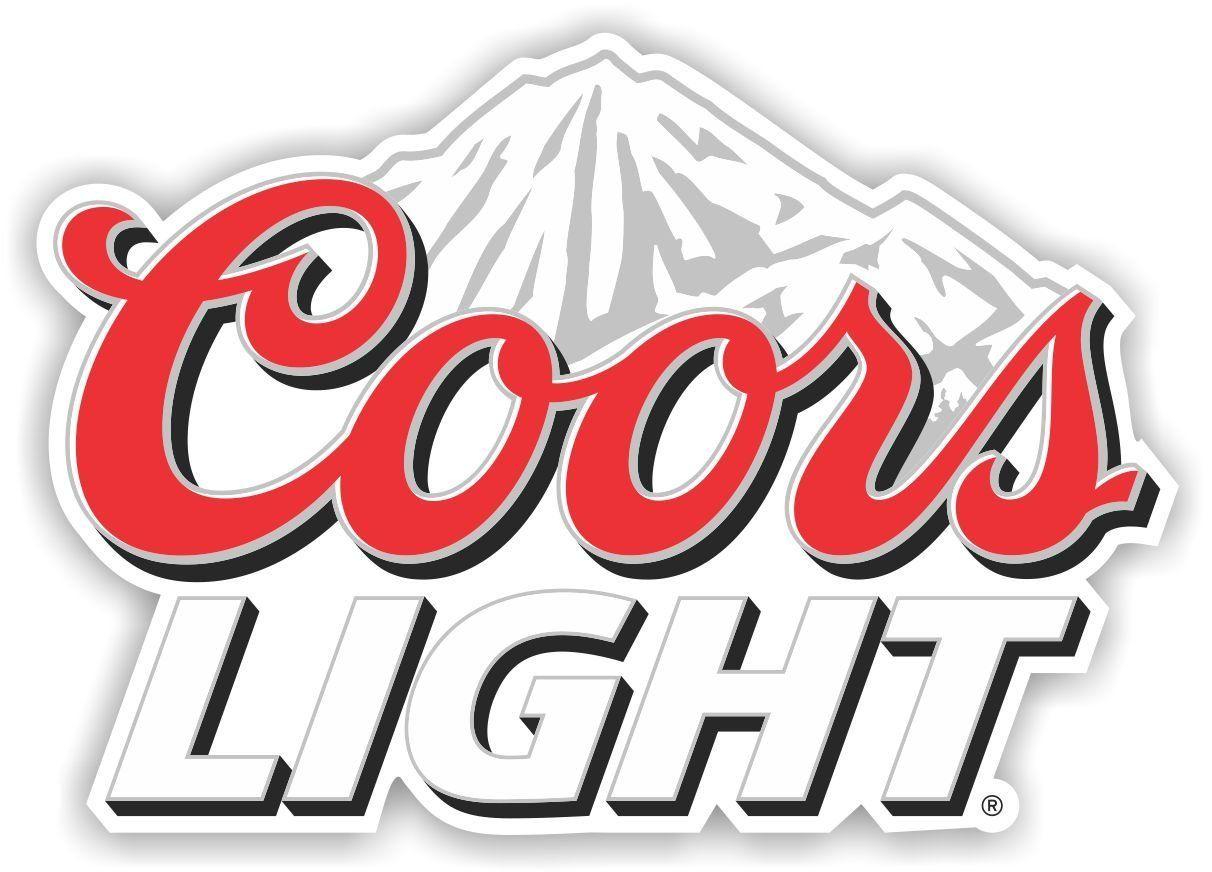Light Beer Logo - Amazon.com: Coors Light Beer - Vinyl Sticker Decal - logo full color ...