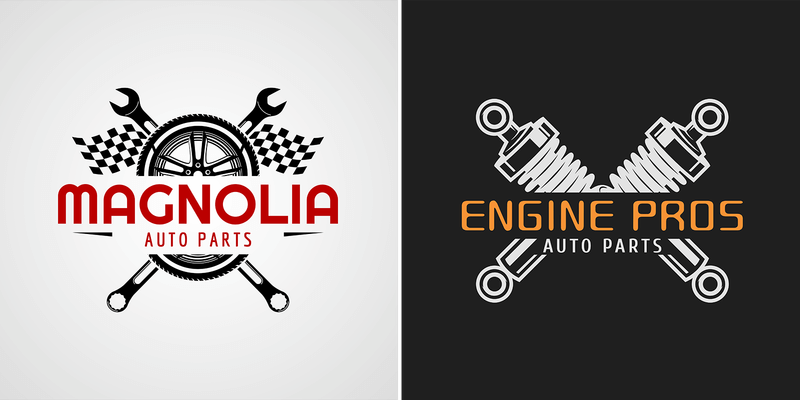 Parts Logo - Zoom Past the Competition with a Creative Automotive Logo - Placeit Blog