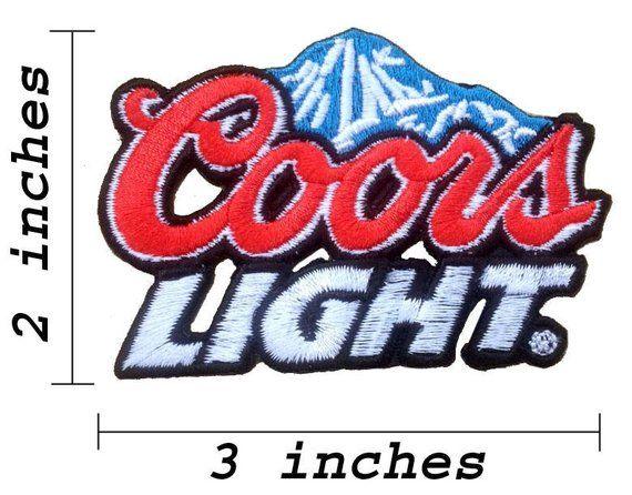 American Beer Logo - Coors Light American Beer Logo Embroidered Iron 1 Patch. | Etsy