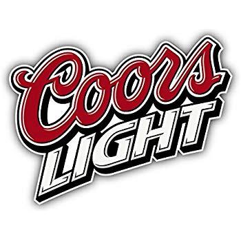 Light Beer Logo - Coors Light Beer Logo Car Bumper Sticker Decal 14 X