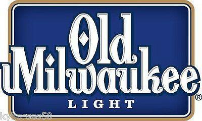 Blue Light Beer Logo - OLD MILWAUKEE LIGHT Beer Logo Refrigerator Magnet - $5.50 | PicClick