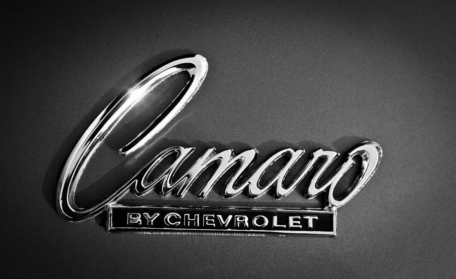 Chevy Camaro Logo - 1969 Chevrolet Camaro Emblem Photograph by Jill Reger