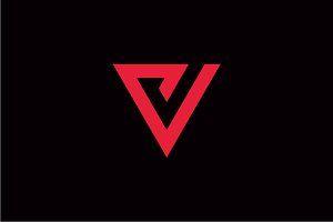 Red Letter V Logo - Vision - Letter V Logo ~ Logo Templates ~ Creative Market