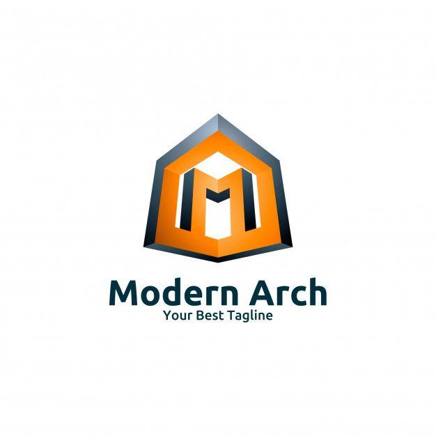Modern Architect Logo - Modern architect logo template Vector