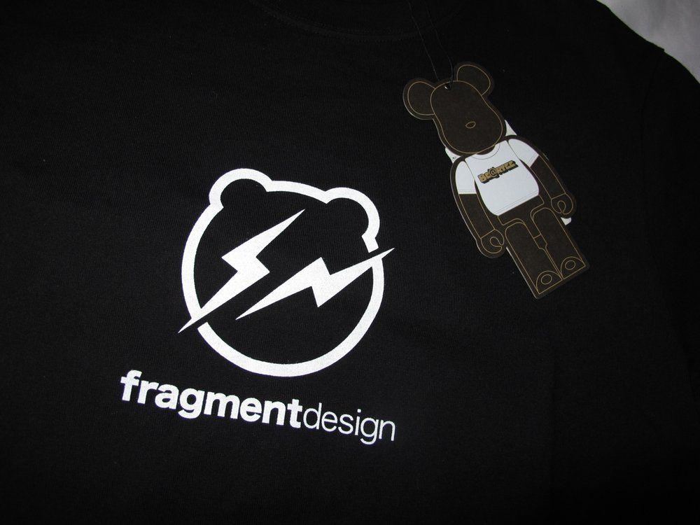Fragment Design Logo - MEDICOM X FRAGMENT DESIGN- LOGO BE@RTee(Black) | 7Ls. Clothing