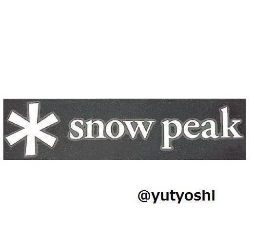 Snow Peak Logo - K40508 Snow Peak Logo Sticker Asterisk S NV006