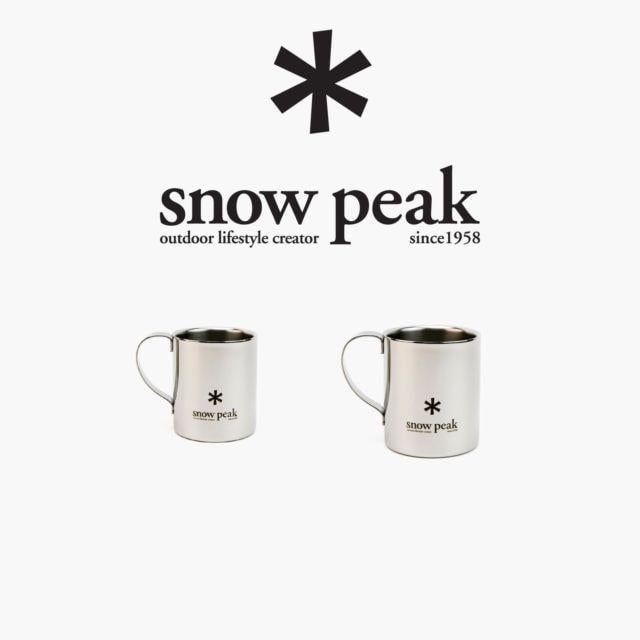 Snow Peak Logo - Snow Peak Logo Double Mug 330 MG 113r From Japan