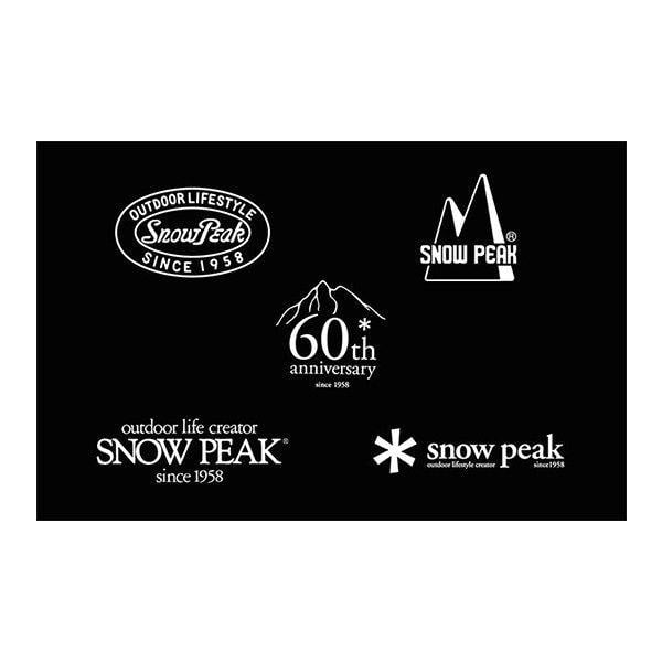 Snow Peak Logo - Snow Peak 60周年記念Logo年鑑貼紙(NV 060) MAN 戶外用品概念店