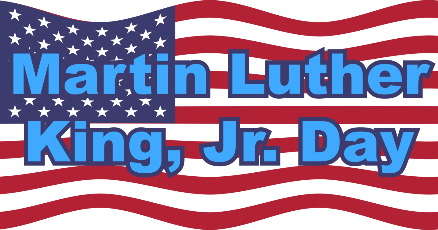 USA Banner Red White Blue Logo - Martin Luther King Jr. Day United States Banner Logo Brand free ...