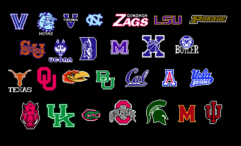 NCAA Basketball Logo - Logos - Tecmo NCAA 2016 Basketball - ROM Editing Discussion ...