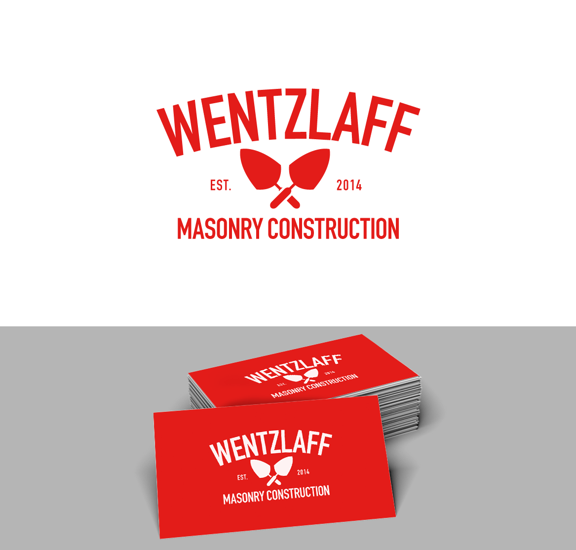 Masonry Logo - 67 Logo Designs | Advertising Logo Design Project for Wentzlaff ...