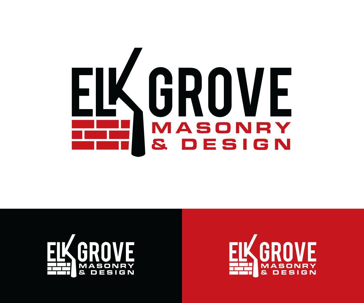 Masonry Logo - Bold, Modern, Masonry Logo Design for Elk Grove Masonry & Design ...
