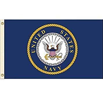 USA Banner Red White Blue Logo - Amazon.com : HOME AND HOLIDAY United States Navy Flag USN Emblem