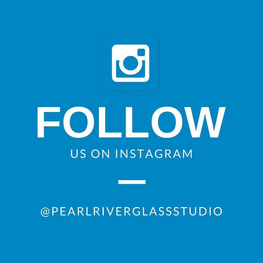 Follow Us On Everything Logo - Pearl River Glass Studio