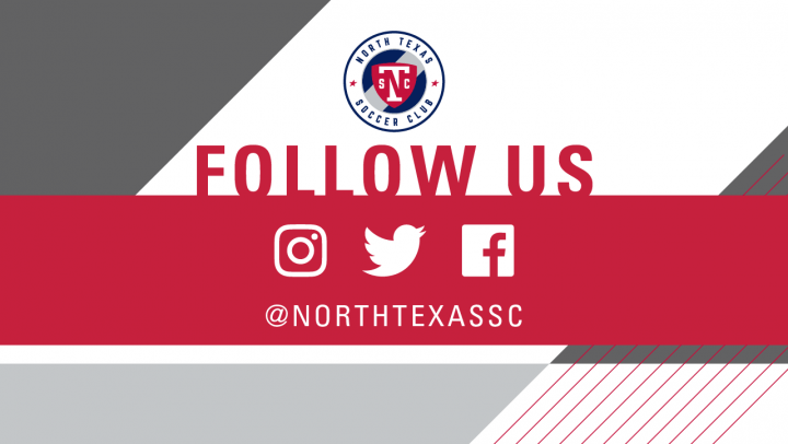 Follow Us On Everything Logo - North Texas SC Social Media