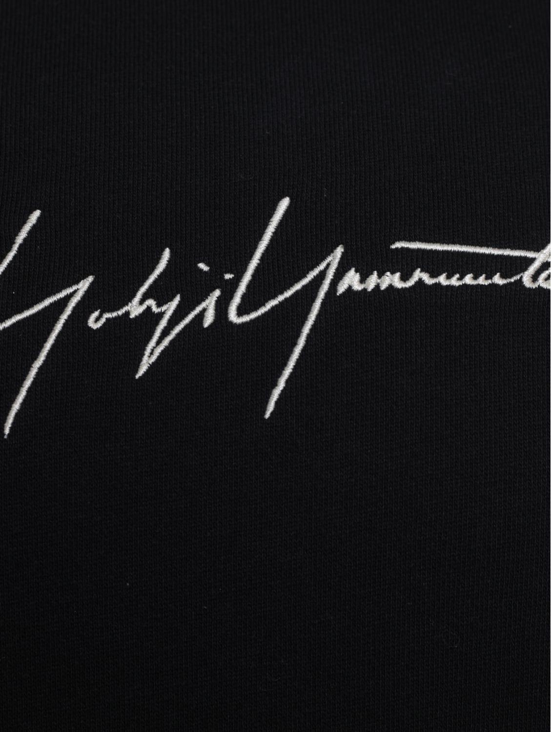 Yohji Yamamoto Logo - Yohji Yamamoto New Era Signature Logo Pullover Hoodie Black. Hervia