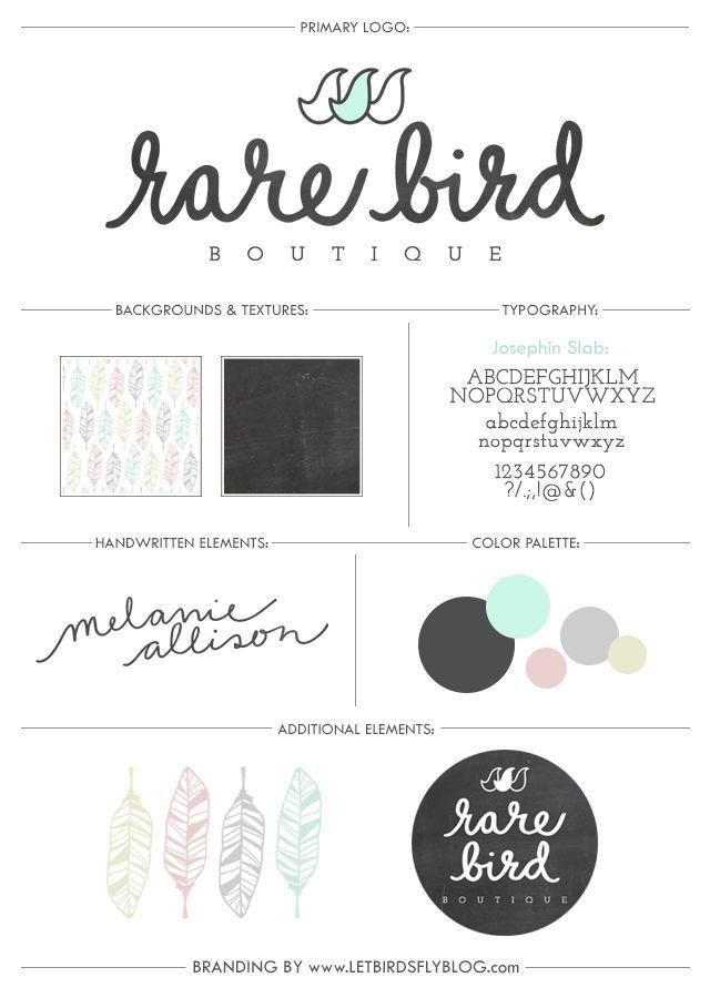 Rare Bird Logo - Branding Design Bird Boutique. Communicating