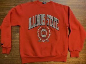 Vintage Illinois State University Logo - Vintage Illinois State University Sweatshirt Lightweight Large Mint