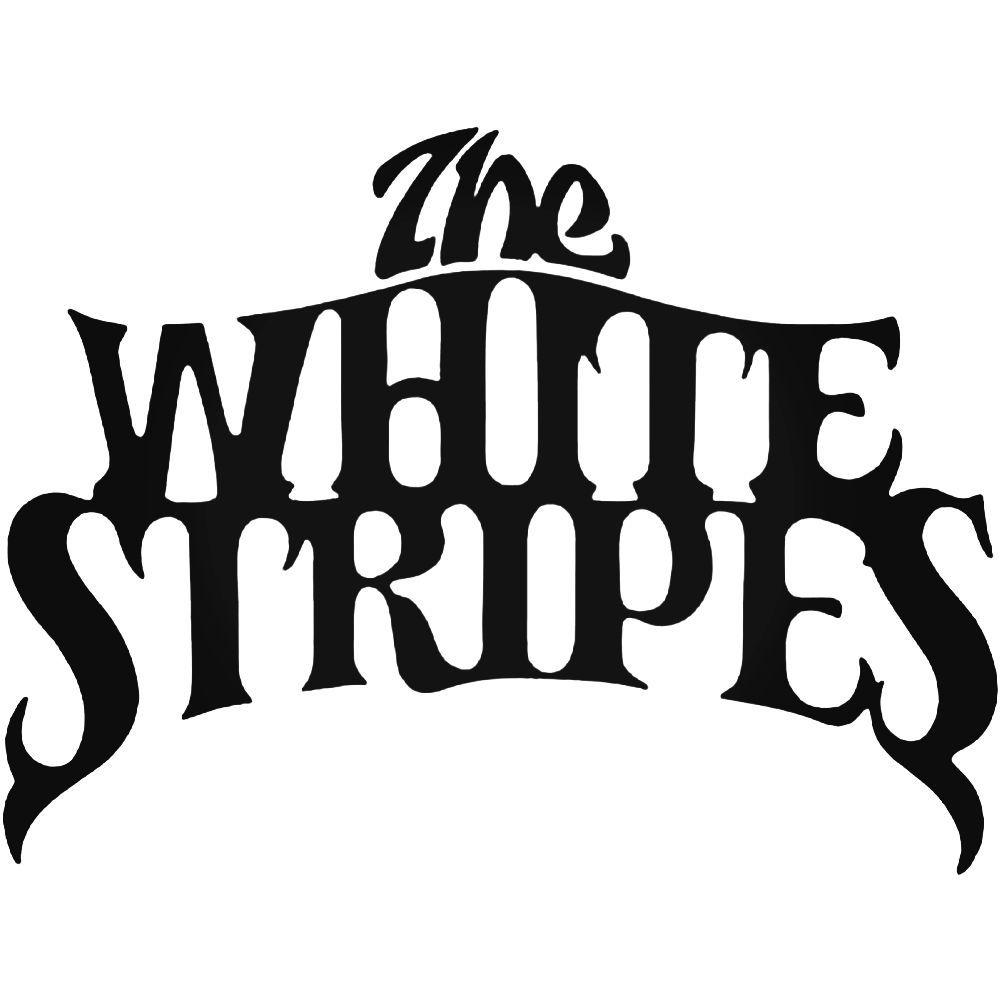 The White Stripes Logo - Rock Band s The White Stripes Decal
