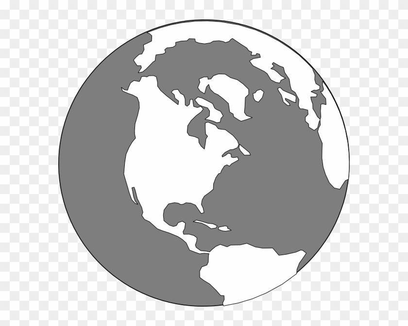 Black World Globe Logo - How To Set Use World Grey Svg Vector - World Globe Black And White ...