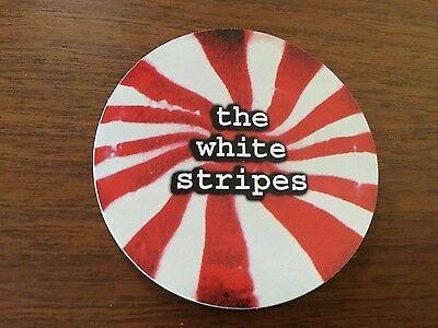 The White Stripes Logo - THE WHITE STRIPES Official Lot 4 Stickers CLASSIC PEPPERMINT Logo