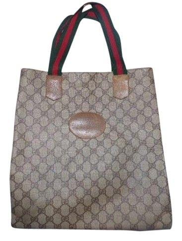 Red and Green Product Logo - Gucci Vintage /designer Leather & Large G Logo Print Coated Canvas