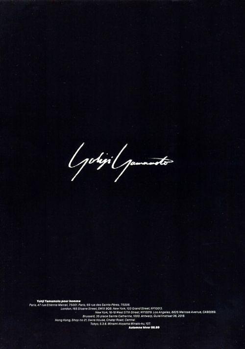 Yohji Yamamoto Logo - Yohji Yamamoto. GRAPHIC LAYOUT EDITORAIL. Typography