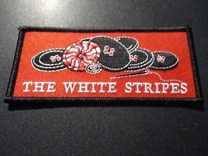 The White Stripes Logo - WHITE STRIPES Logo Iron On Patch BUTTON LOGO New Third Man Records ...