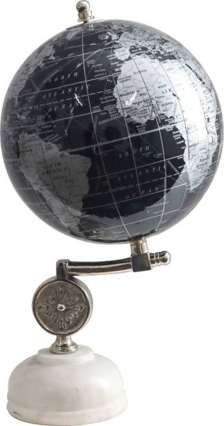 Black World Globe Logo - Globes - Buy Globes Online at Best Prices In India | Flipkart.com