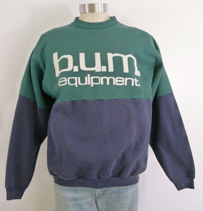 80s Fashion and Apparel Logo - Reware Vintage. B.U.M. Equipment