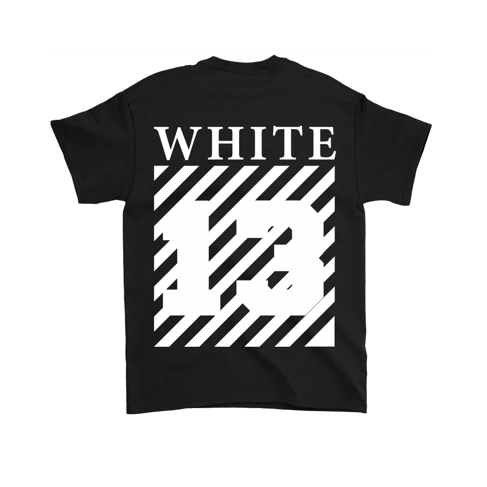 Off White 13 Logo - Off White 13 Shirt 2 Sides Off White 13 Long Sleeve Hoodie ...