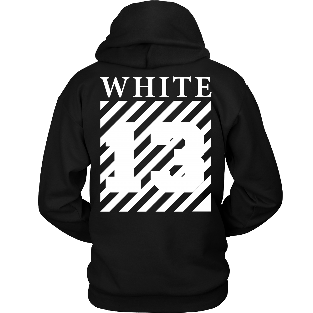 Off White 13 Logo - Off White 13 Shirt (Back Sides) Off White 13 Long Sleeve Hoodie ...