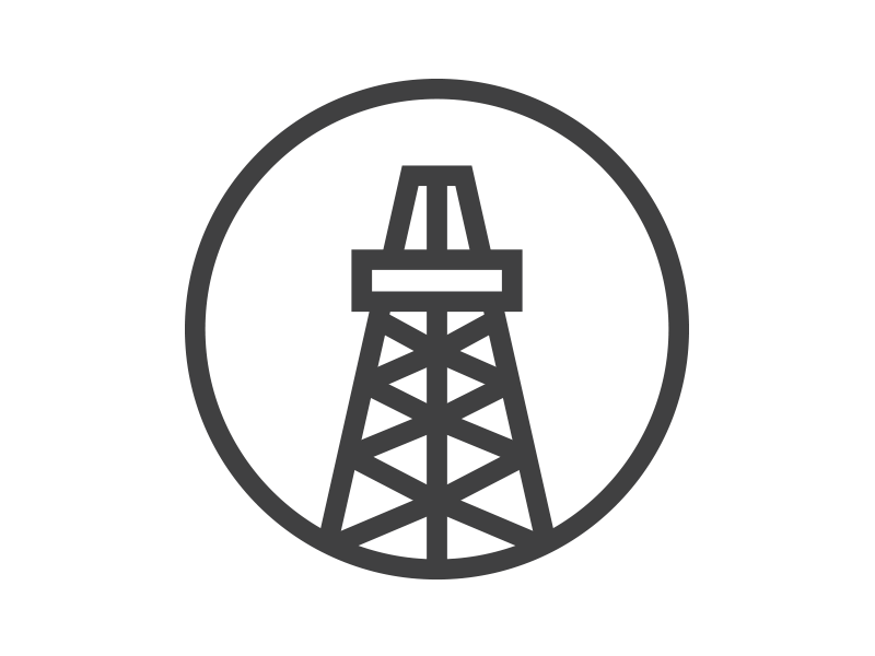 Oil Rig Logo - Oil Rig Logo by Simeon Griggs | Dribbble | Dribbble