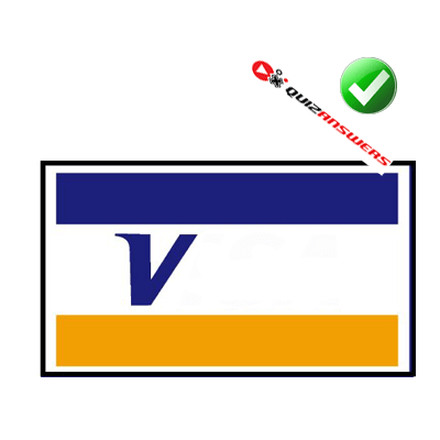 Blue and Yellow V Logo - Blue and orange Logos