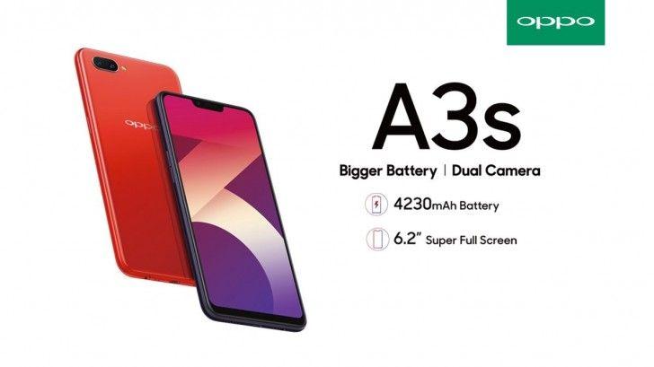 Oppo Phone Camera Logo - Oppo A3s Is Official With 230 MAh Battery And 6.2 Inch Notched Display
