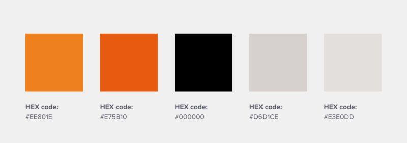 Orange and White Brand Logo - Inspirational Brand Colors And How To Use Them