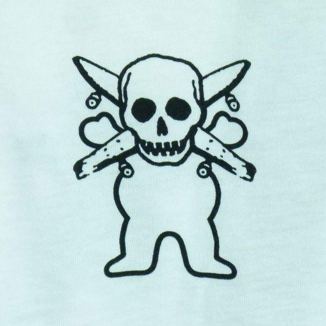 Grizzly Grip Tape Logo - Grizzly Griptape x Fourstar Tonal Raglan T-Shirt - White - Aylesbury ...