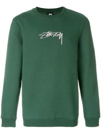 Stussy 80 Logo - Stussy Embroidered Logo Sweatshirt - Farfetch