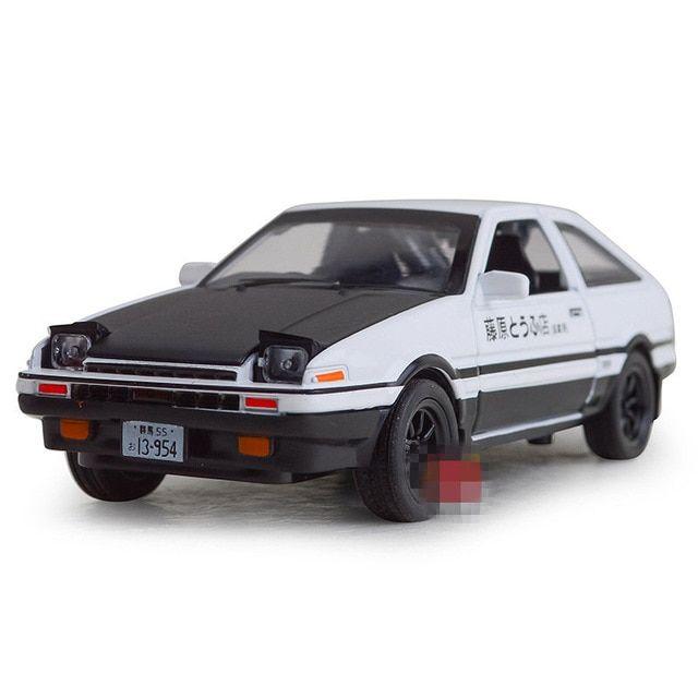 AE86 Toyota Logo - Free Shipping Diecast Toy Model 1:28 Scale Initial D Toyota AE86 Car