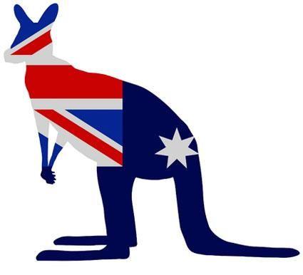 Australian Kangaroo Logo - Kangaroo Car Stickers Australia