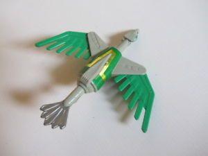 Grey Green Bird Logo - MEGAZORD / ZORD - Part - Power Rangers - Grey/Green Bird - 13cm | eBay