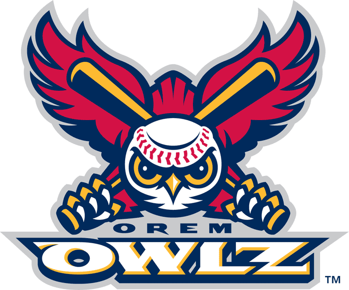 Cool Baseball Team Logo - Orem Owlz Primary Logo League (PL) Creamer's