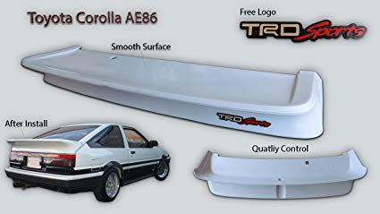 AE86 Toyota Logo - Amazon.com: New Toyota Corolla Levin Trueno AE86 AE85 Spoiler Wing ...