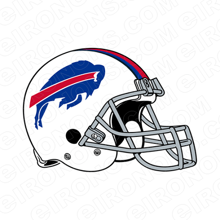 Bills Football Logo - BUFFALO BILLS HELMET LOGO SPORTS NFL FOOTBALL T SHIRT IRON ON