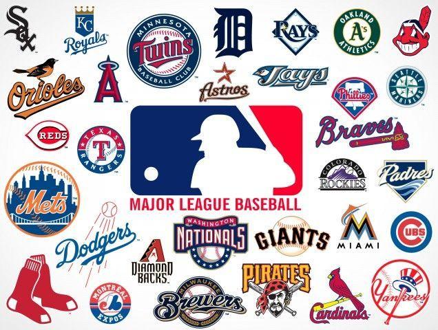 Cool Baseball Logo - Major League Baseball Logo Team Vector Logos Cool Base Ball ...