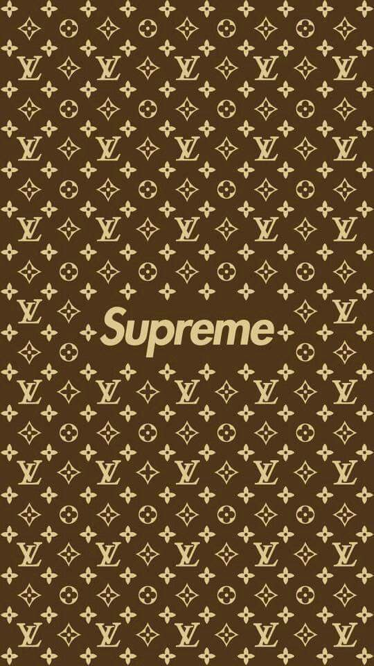 Supreme X Louis Vuitton Brown Logo - Be unique! | Supreme Wallpapers | Supreme wallpaper, Iphone ...