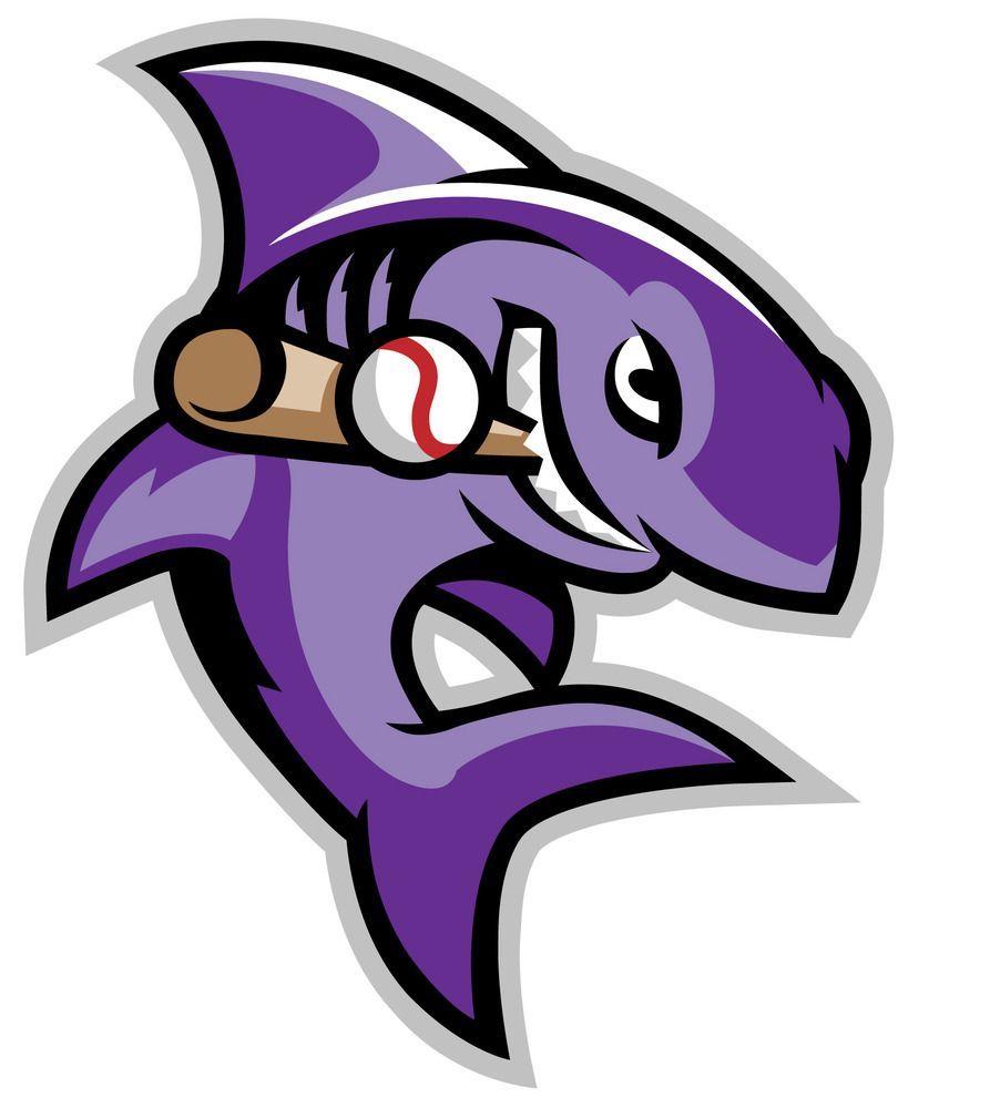 Cool Baseball Team Logo - Martha's Vineyard Sharks logo. Cool Sports Logos. Logos, Sports